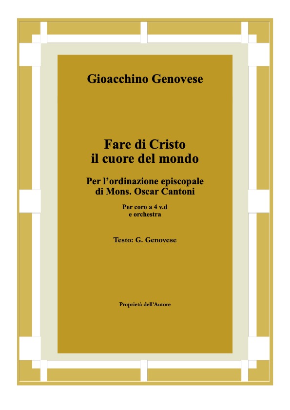 fare di cristo il cuore del mondo orch