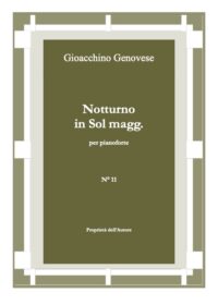 Notturno n11 in Sol magg