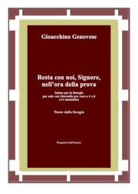 resta con noi signore nell'ora